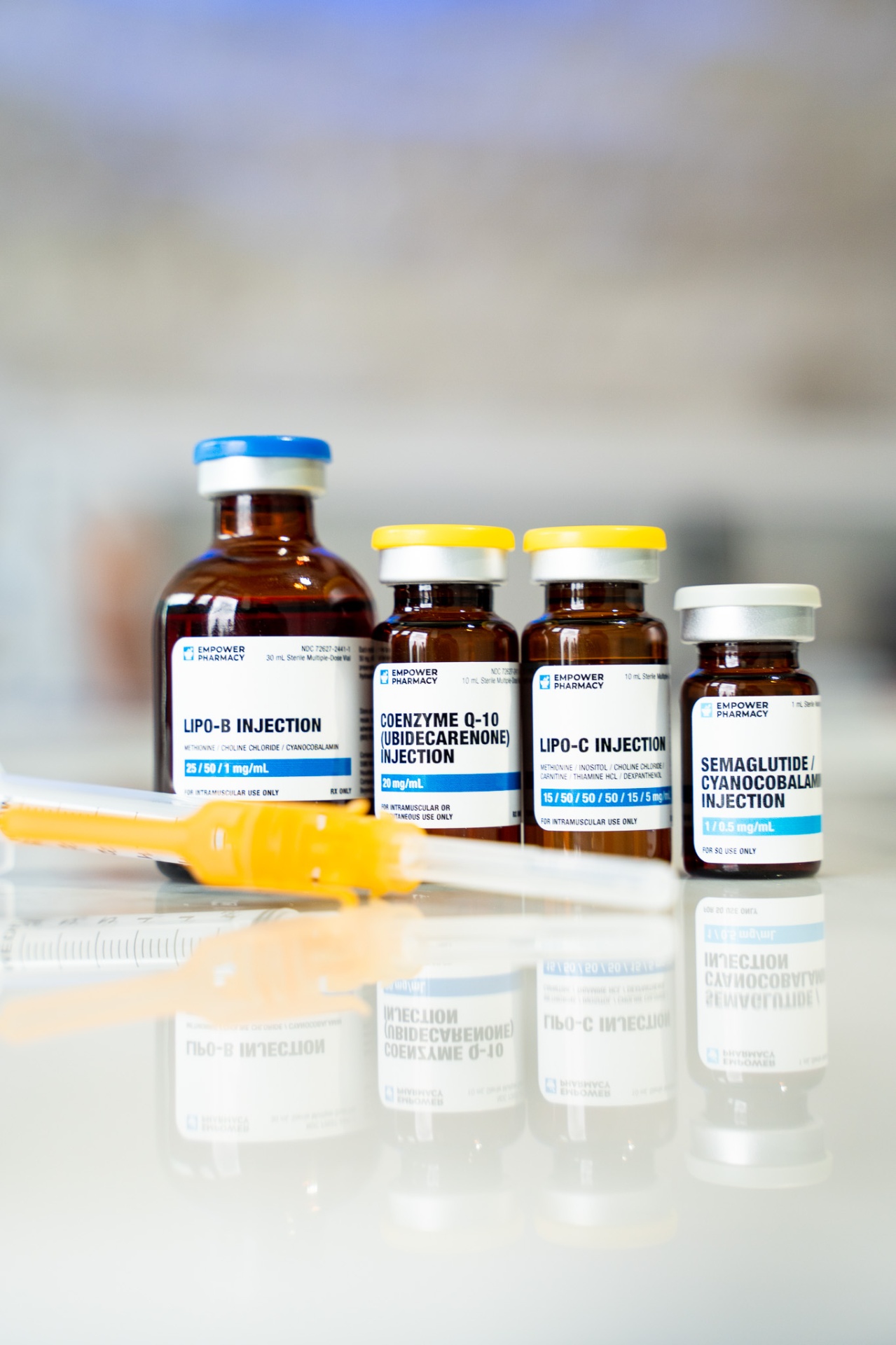 iCRYO South Jordan IM shot menu vials