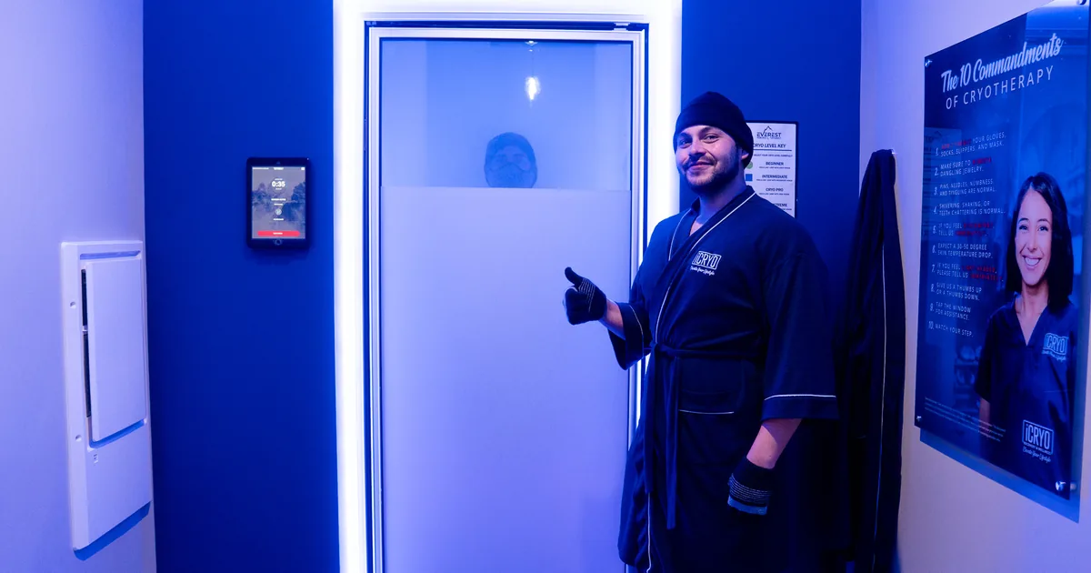 Whole-body cryotherapy compared with an ice bath cold plunge at iCRYO South Jordan